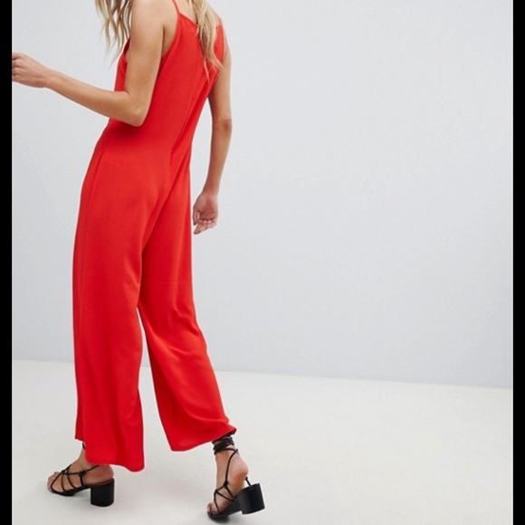 Warehouse Square Neck Coulotte Jumpsuit - Picture 4 of 8